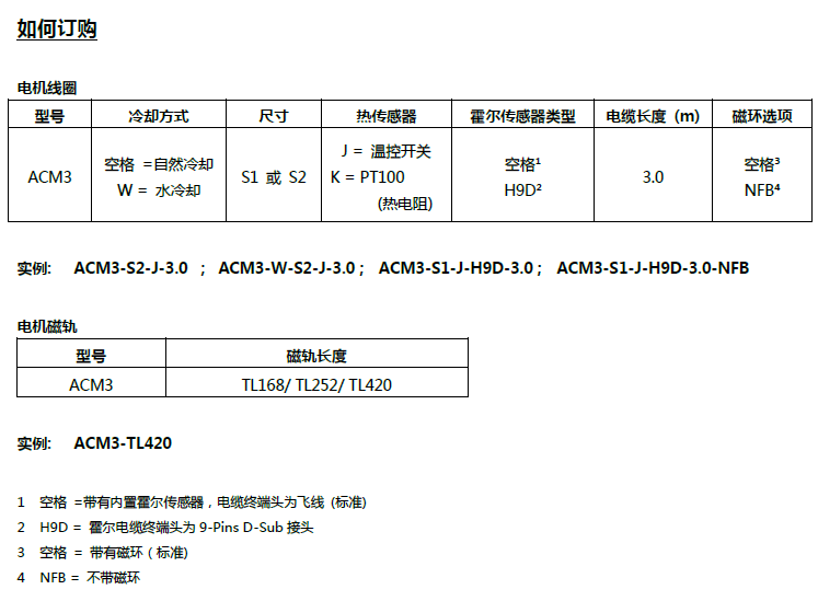 ACM5直线电机