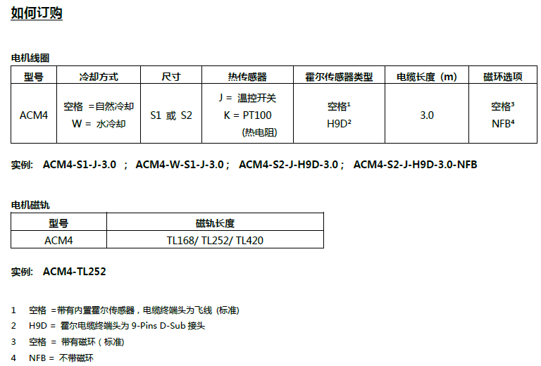 ACM5直线电机