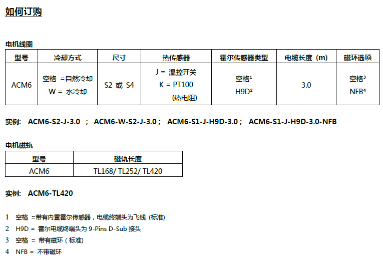 ACM6直线电机